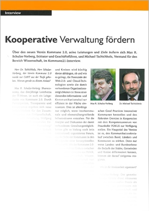 Kooperative Verwaltung fördern
